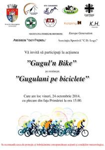 gugulani pe biciclete
