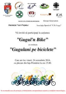 gugulani pe biciclete