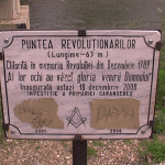 Puntea Revoluţionarilor, vandalizată