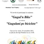 Gugulani pe biciclete