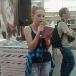 Tânăra Lavinia Călina, din Caransebeș, la Bookfest 2016