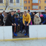 Moş Nicolae a venit pe patine