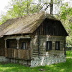 Casa de la Băuțar (secolul XIX), la Muzeul Satului Bănățean din Timișoara