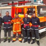 Pompierii voluntari din două ţări au „stins” un incendiu la Armeniş