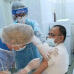 Cadrele medicale de la spitalul din Caransebeş s-au vaccinat anti-COVID