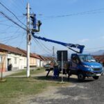 Au început lucrările de modernizare a iluminatului public în comuna  Zăvoi