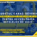 Peste 200 de milioane de lei aduse de PNL pentru reţelele de gaz din Caraş-Severin!