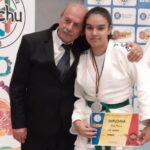 Tânăra Adriana Litu din Caransebeş, vicecampioană balcanică la judo