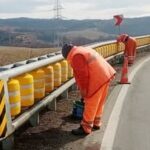 Lucrări de întreținere a parapetelor pe rulouri, pe DN 6