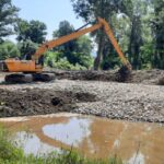 Lucrări importante pe Bistra, în zona Obreja